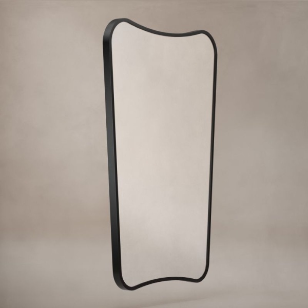 Delphine Mirror 60 x 90cm - Matte Black